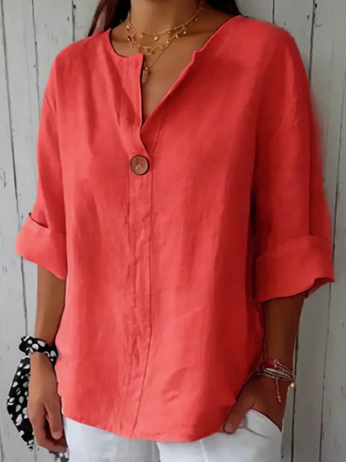 JESSE | Casual V-Neck Blouse