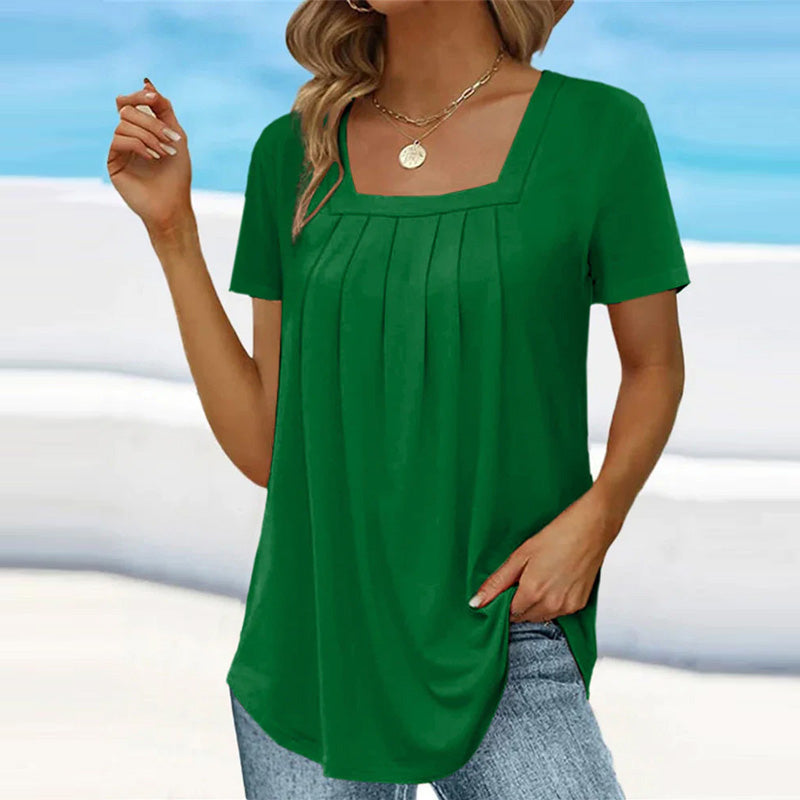 Mindy | Blouse Plissée Élégante