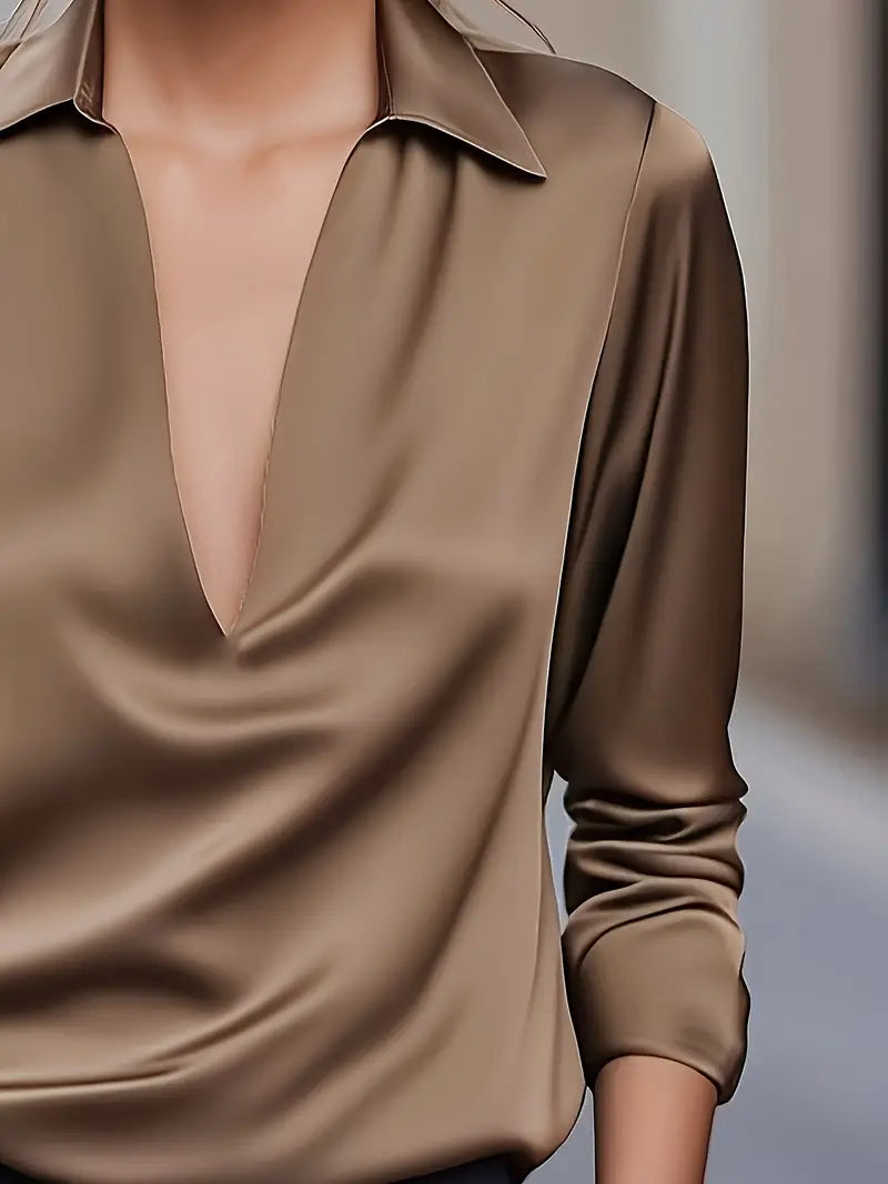 NORI | Premium V-Neck Blouse