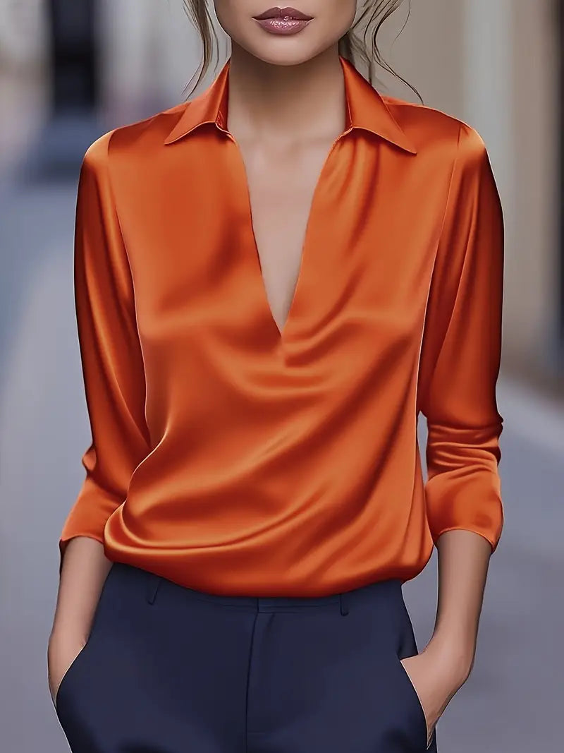 NORI | Premium V-Neck Blouse