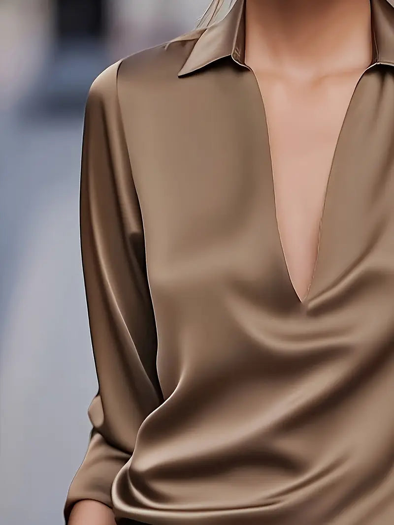 NORI | Premium V-Neck Blouse