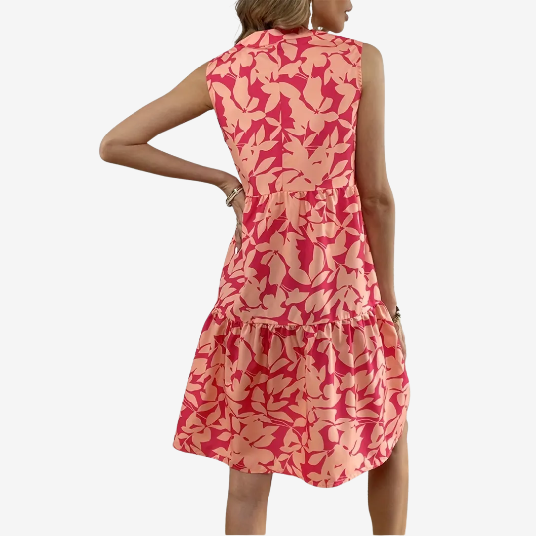 NoréaFloral Flared Midi Dress