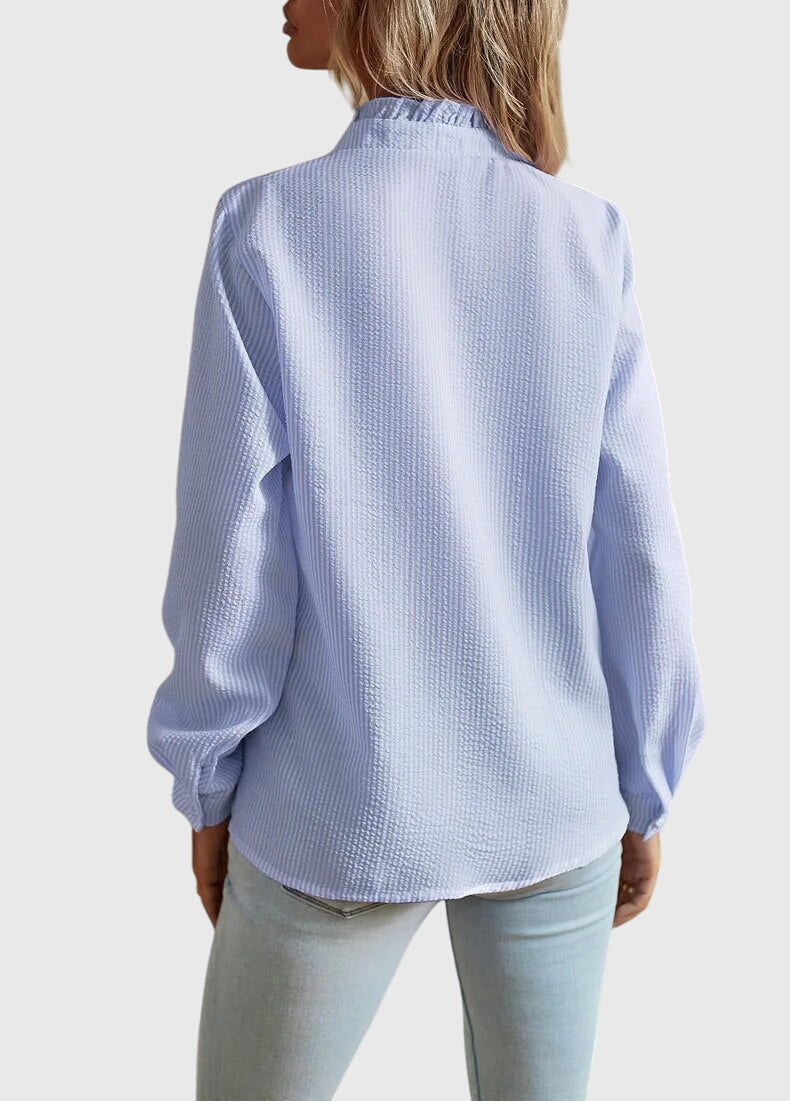 Alice - Ruffle Long Sleeve Shirt