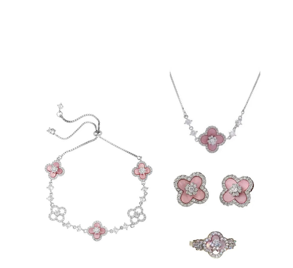 DIAMOND BLOOM | The Full Set Pink/Silver (Copy)