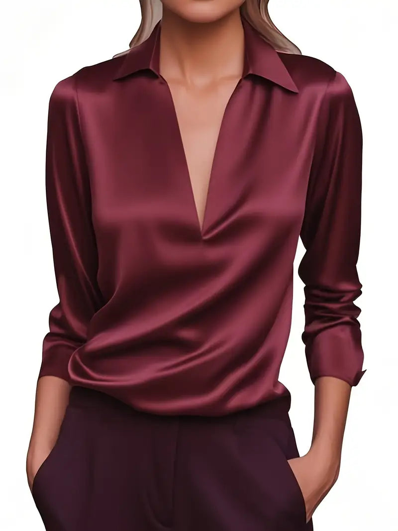 NORI | Premium V-Neck Blouse