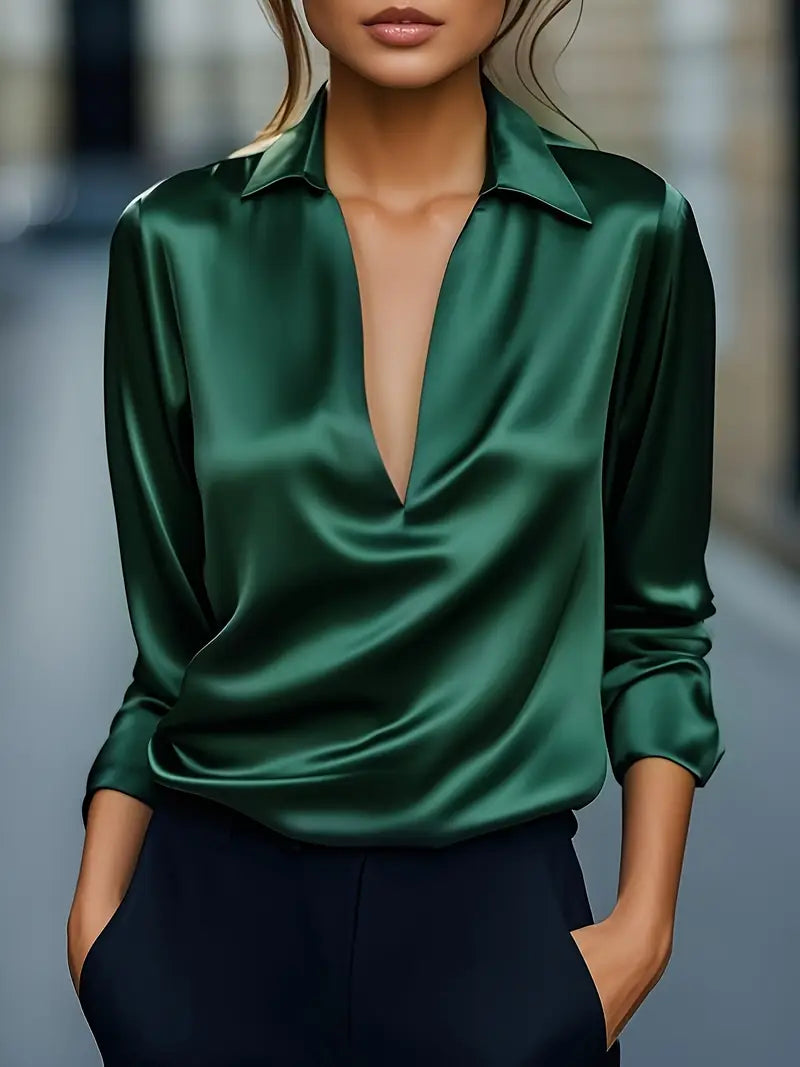 NORI | Premium V-Neck Blouse