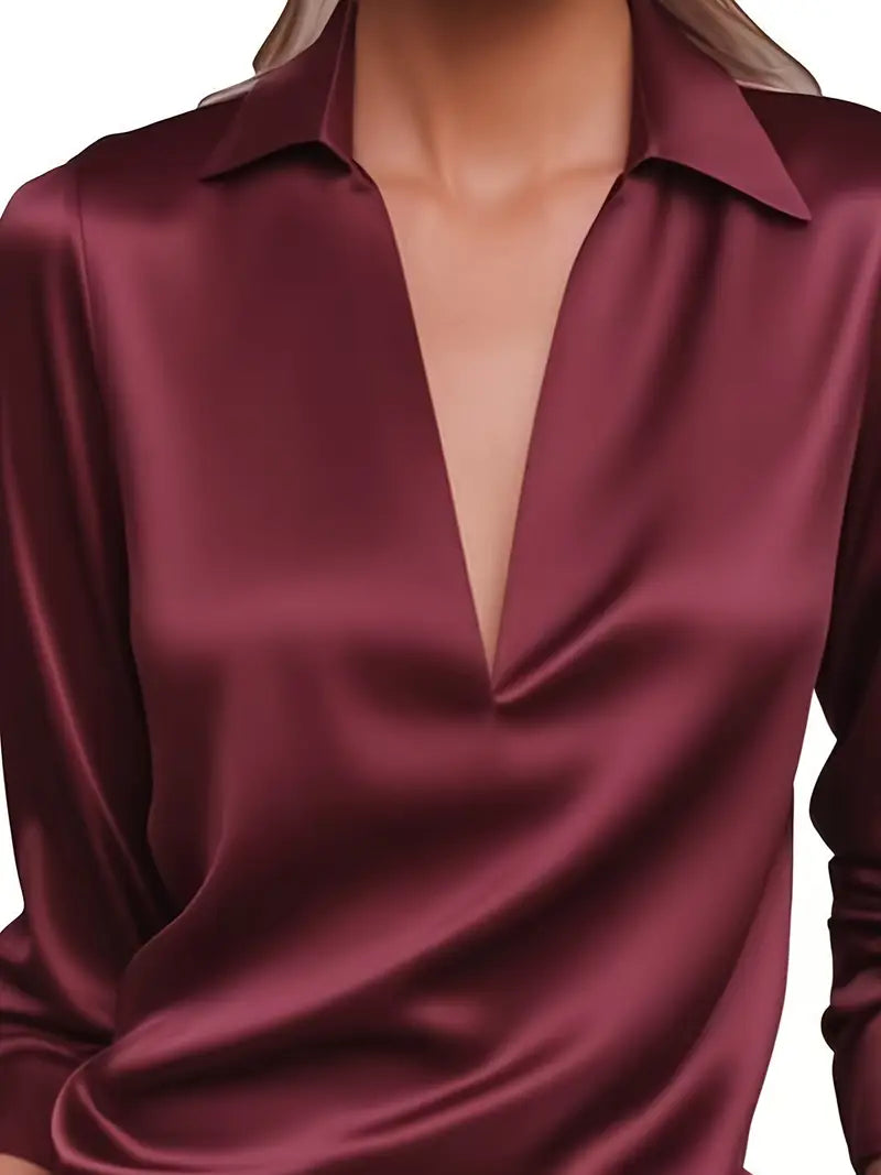 NORI | Premium V-Neck Blouse