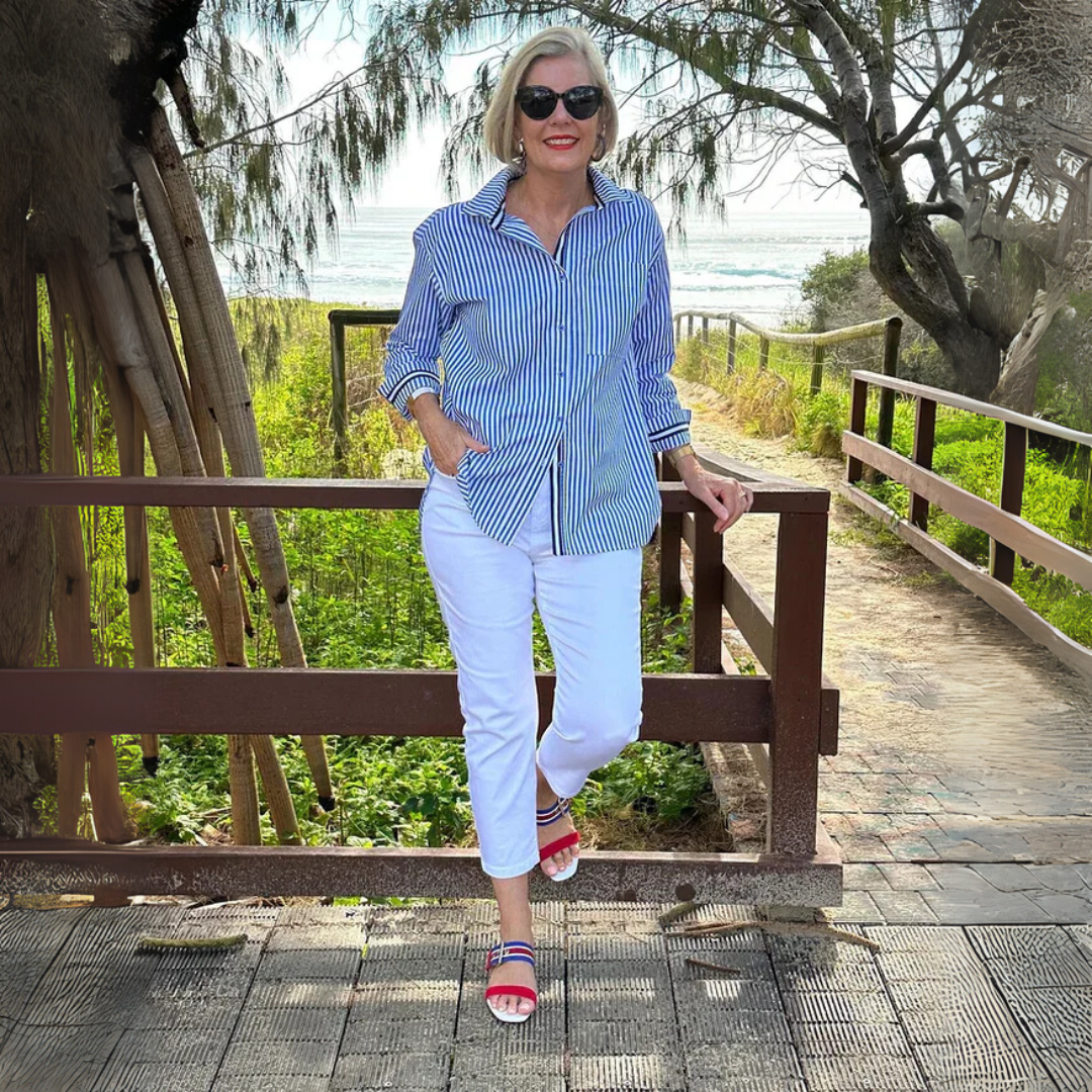 ELLEN | Striped Blouse