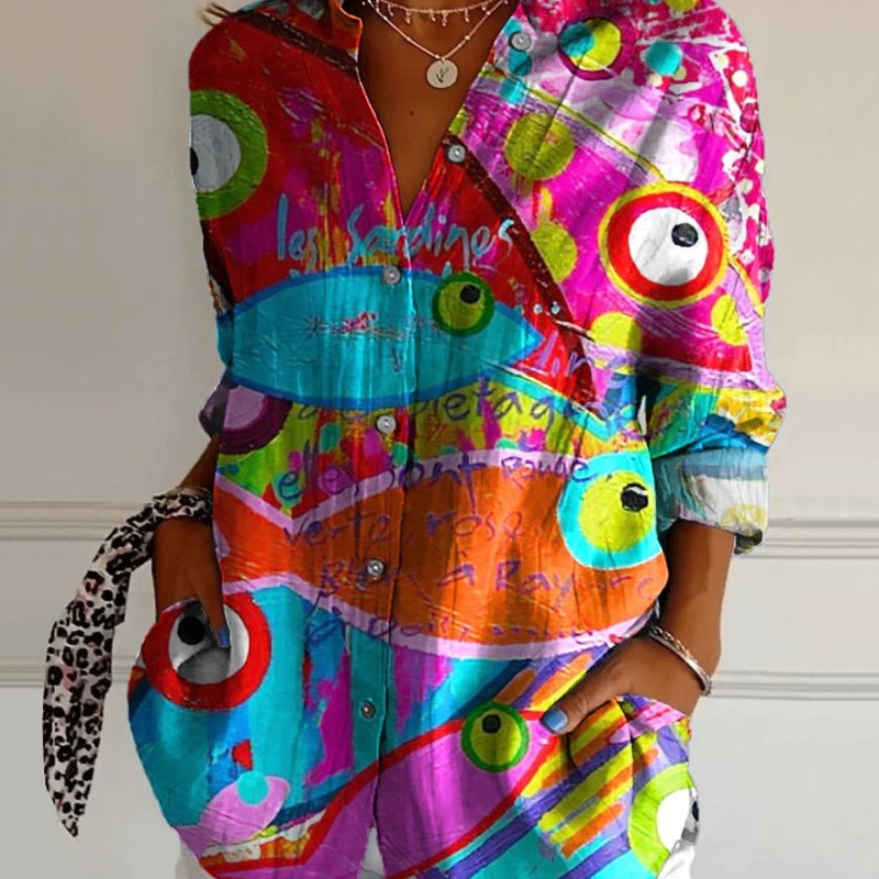 Diane | Blouse Artistique Élégante