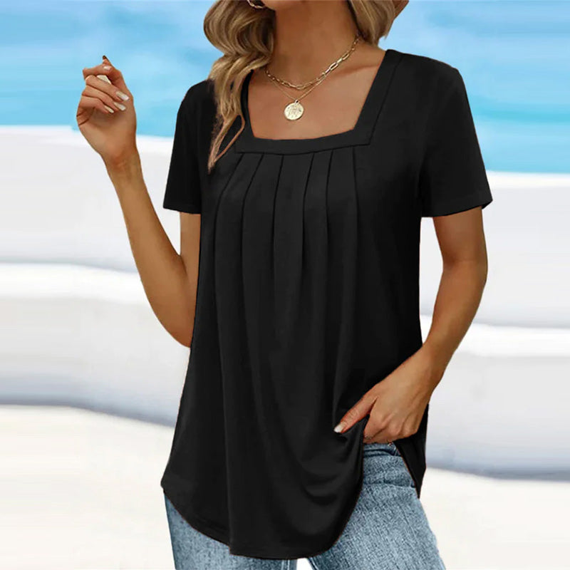 Mindy | Blouse Plissée Élégante