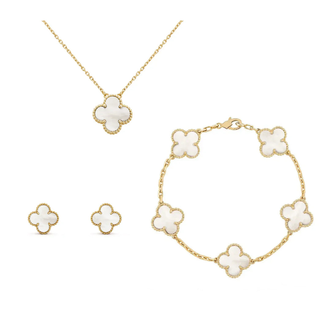 GOLDEN WHITE LUXE | CLOVER SET