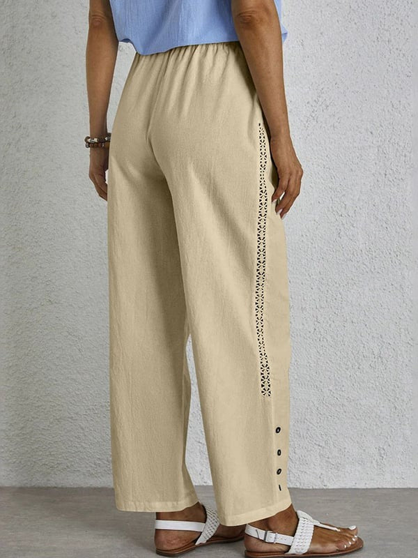Celena™ | Pantalon Boutonné Sans Effort