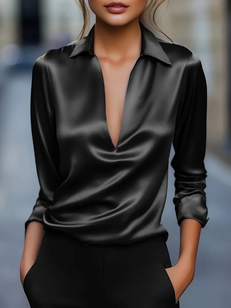 NORI | Premium V-Neck Blouse