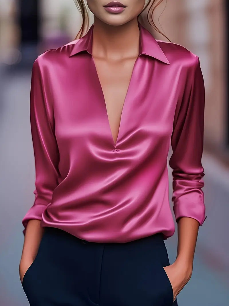 NORI | Premium V-Neck Blouse
