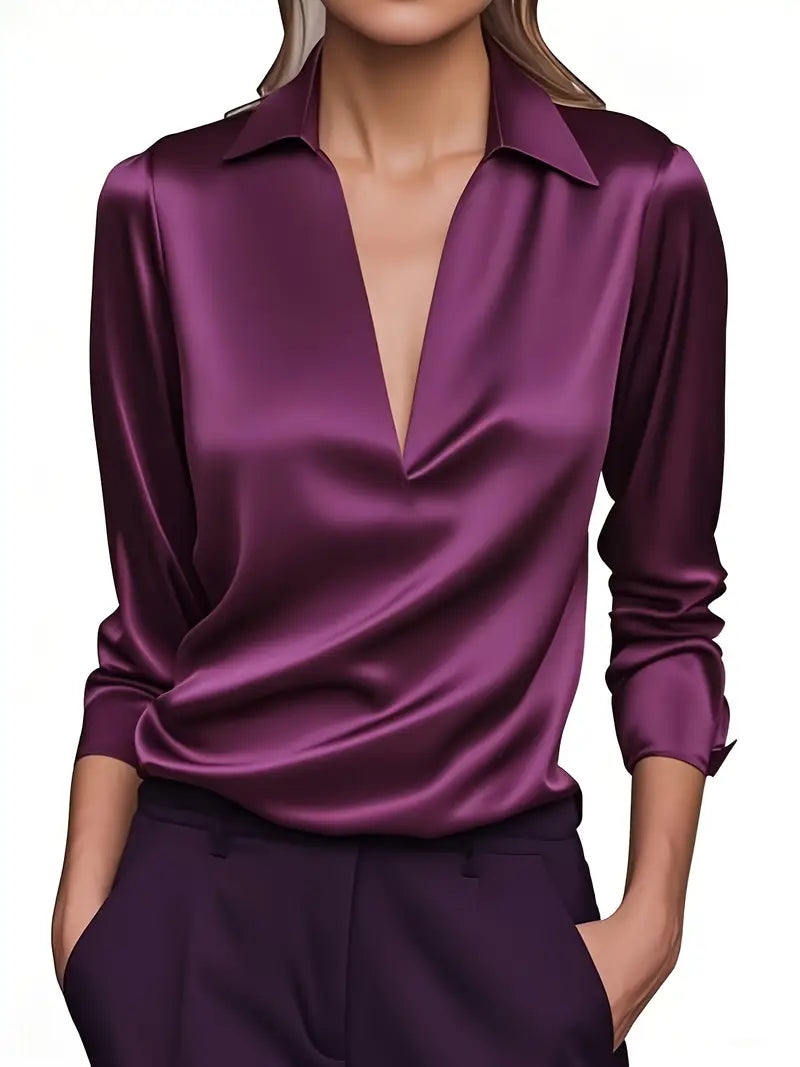 NORI | Premium V-Neck Blouse