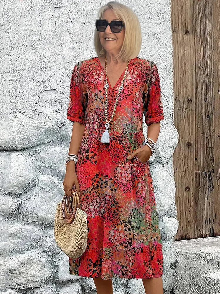 Coraline | Élégance et Modern Robe Midi