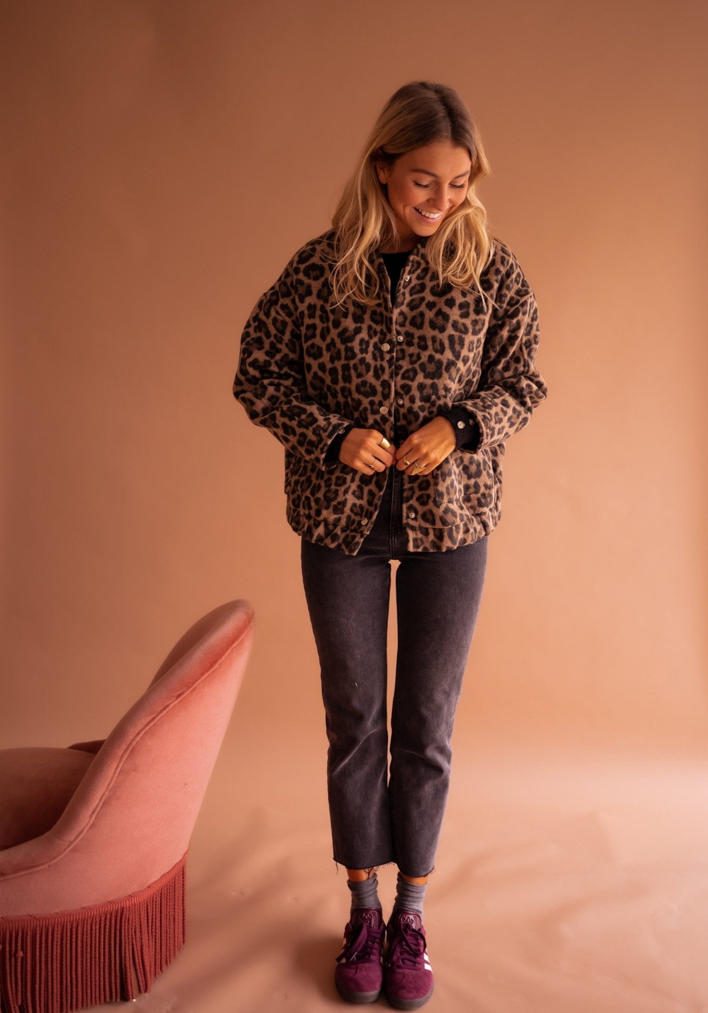 SOFÍA | Bold Style Blazer with Leopard Print