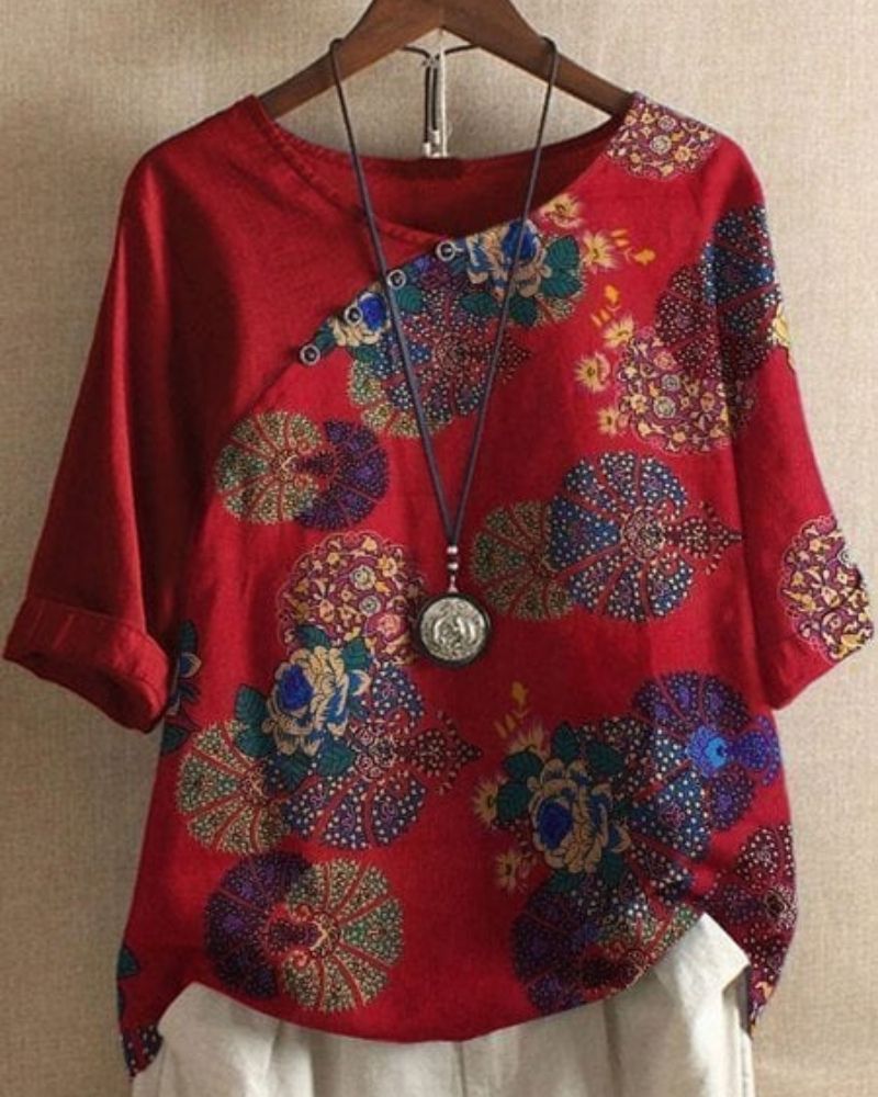Laola | T-shirt à manches courtes et motif floral