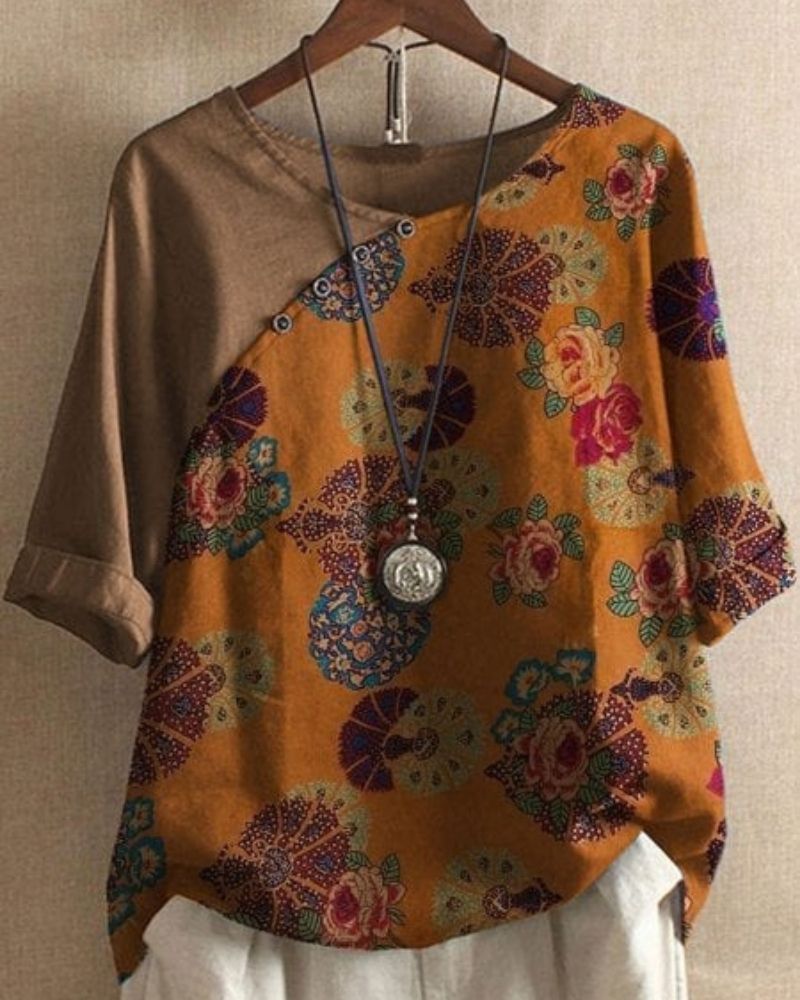 Laola | T-shirt à manches courtes et motif floral