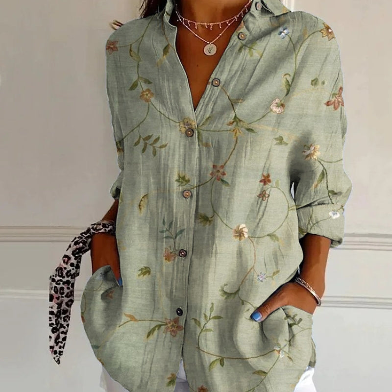 Diane | Blouse Artistique Élégante