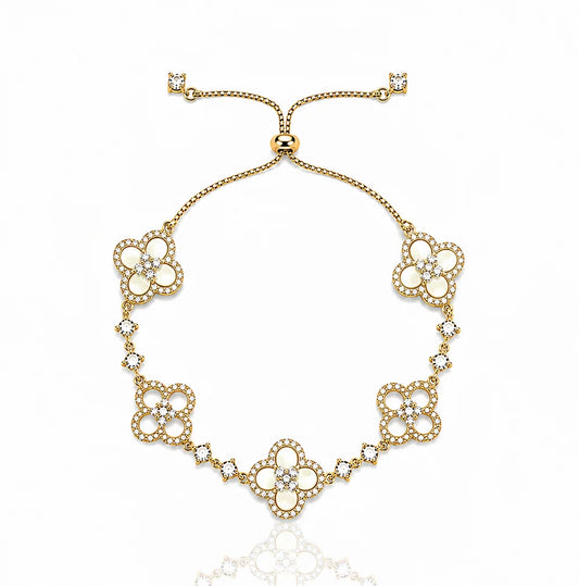 DIAMOND BLOOM BRACELET GOLD