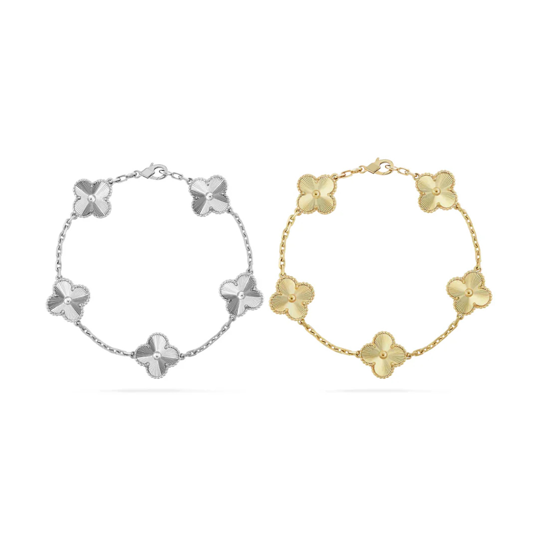 GOLDEN LUXE | CLOVER BRACELET SET