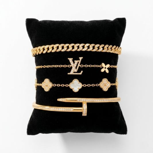 SOFIA BRACELET SET | WHITE