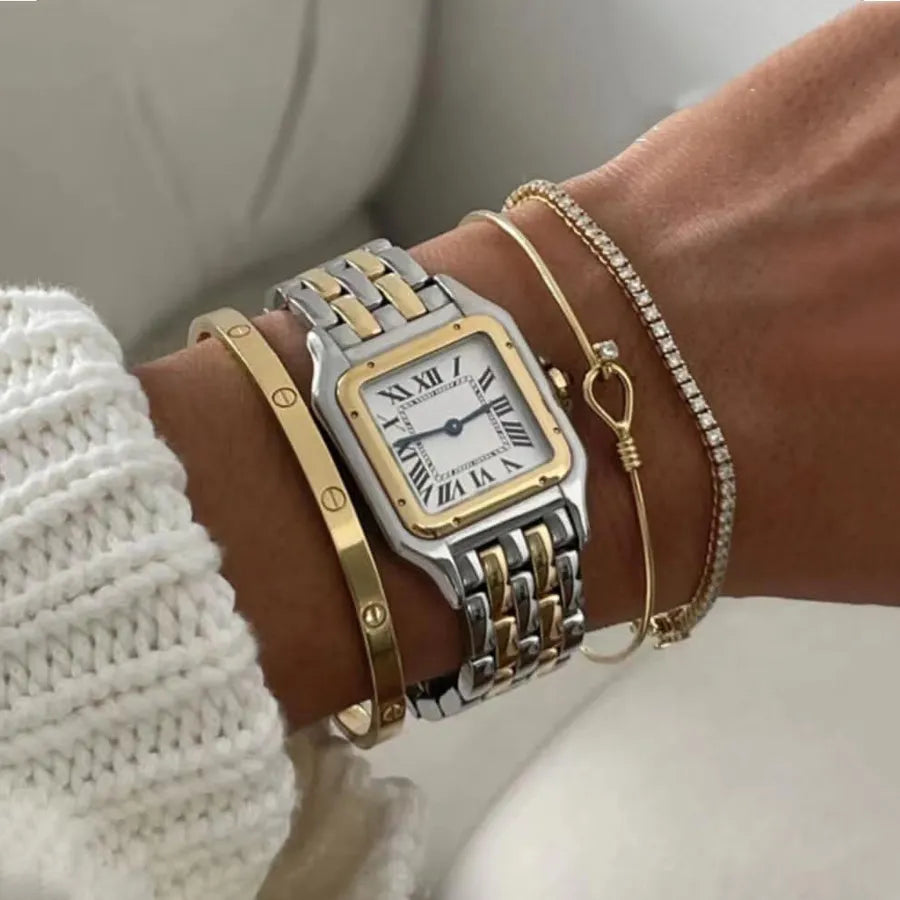 WATCH ELEGANT PRESTIGE SILVER/GOLD